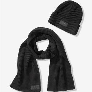 VS Pink Beanie and Scarf